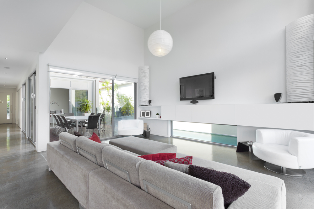 Modern,Living,Room,In,Australian,Mansion