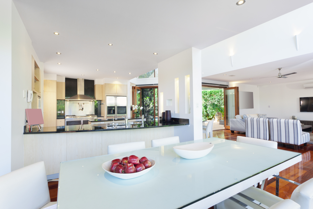 Dining,Area,And,Kitchen,In,Stylish,Australian,Home