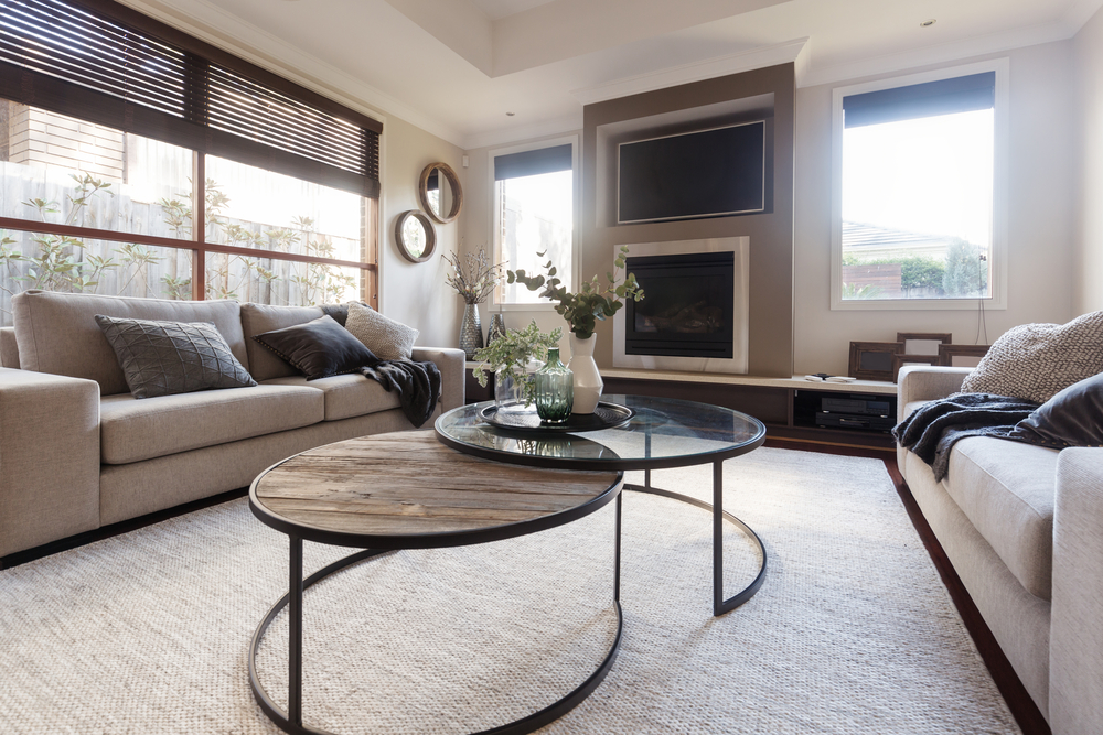 Designer,Family,Home,Casual,Living,Room,In,Neutral,Tones,And